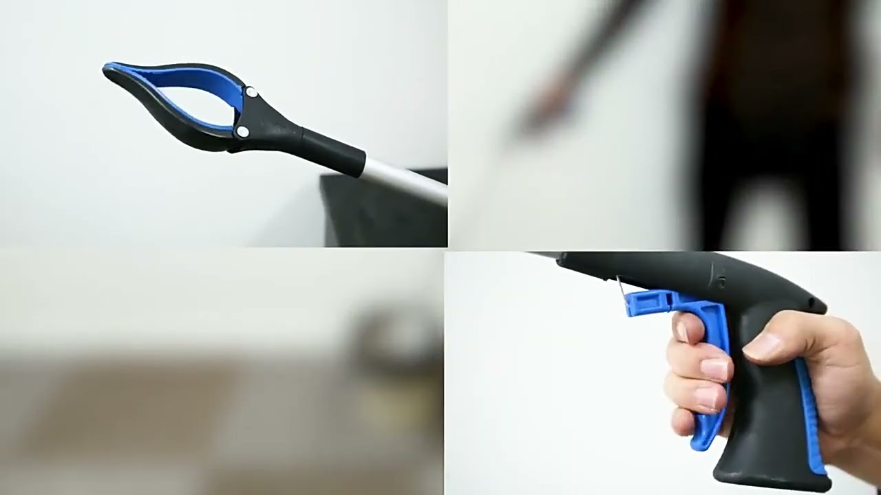 Practical Extra Long Arm Extension Reacher Grabber Easy Reach Pick Up Tool Foldable Garbage Pick Up