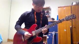 Video thumbnail of "Galileo Galilei 嵐のあとで guitar cover"