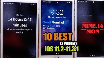 Top 10 Beautiful Free Widgets For XenHTML (iOS 11.2-11.3.1)