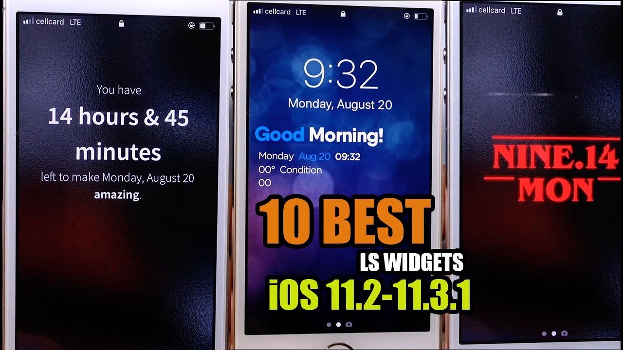 Top 10 Beautiful Free Widgets For XenHTML (iOS 11.211.3.1) YouTube