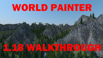 Extreme Mountains in 1.18 World Painter using World Machine (my typical workflow) [Free Download]