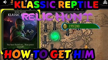 Relic hunt | Klassic Reptile | Mortal Kombat X Mobile