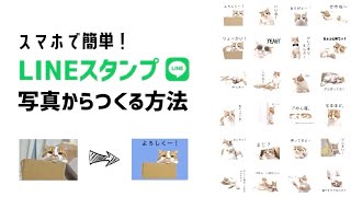 【5分でわかる】スマホだけでOK！写真からLINEスタンプを作る方法＆販売申請のやり方 screenshot 2