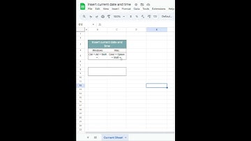 Google sheets tip number 2! Keyboard shortcut to insert date and time! #googlesheetstips #howto