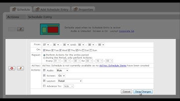ONELAN CMS Tutorial - 16 Manage ChannelSchedule