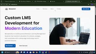 All-in-One LMS for Schools & Colleges | Advanced LMS Demo | Secure Exams, Assignments | Webasoft