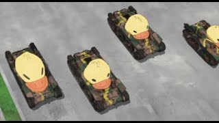 DUCK TANKS IN ACTION ! (Girls und Panzer der FILM)