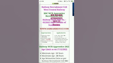 west central railway apprentice 2022,rrc wcr apprentice 2022,railway latest apprentice 2022,