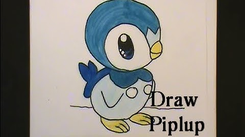 How to Draw PIPLUP! No. 373 Pokemon Tutorial! A chibi?