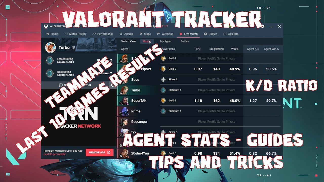 Valorant Stats, Leaderboards & More! - Valorant Tracker