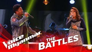 Video voorbeeld van "Htar Htar vs. Ngwe Soe: "ခ်စ္သူမ်ားရဲ႕မနက္ျဖန္" - The Battles - The Voice Myanmar 2018"