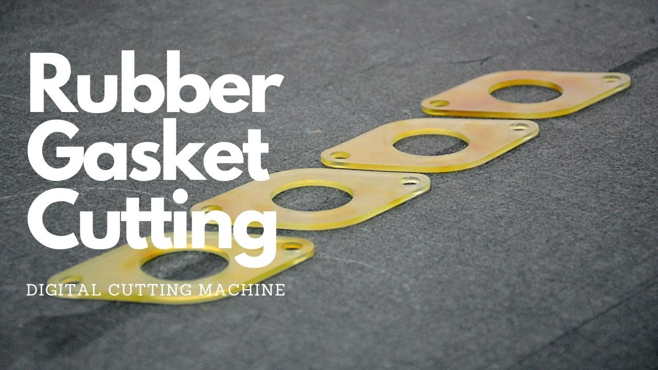 Rubber Gasket Digital Cutting Machine / Automatic Rubber Sheet Knife Cutting Machine YouTube