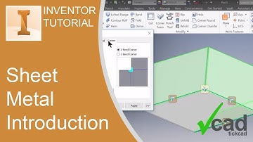 Introduction to sheet metal | Autodesk Inventor Tutorial