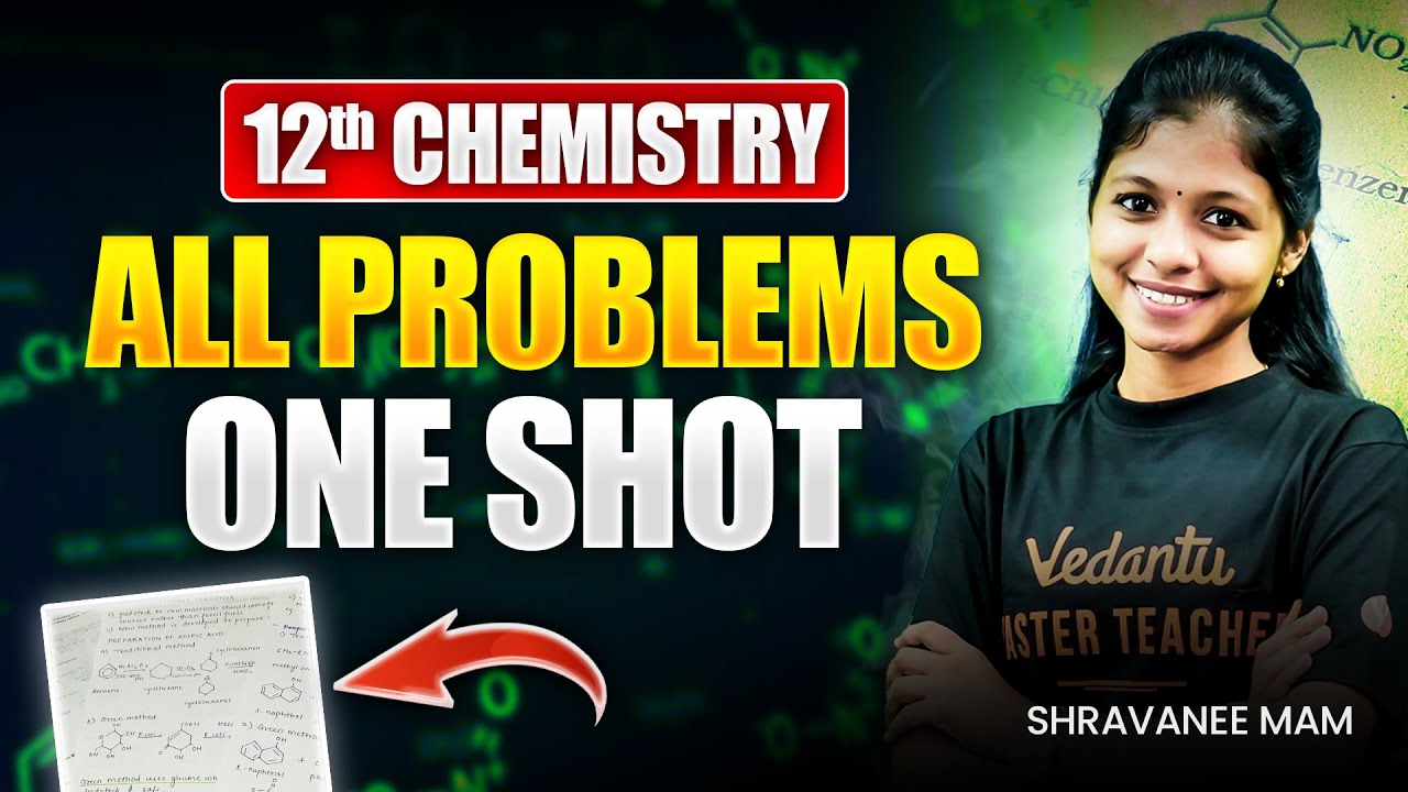 12th Chemistry All Problems One Shot | TN State Board | Public Exam 2026 | Shravanee ma'am