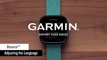 Garmin Support | Bounce™ Kids Smartwatch | Adjusting Language Settings