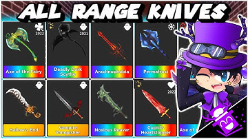 ALL 22 RANGE KNIVES IN STK //🔪Survive The Killer ROBLOX