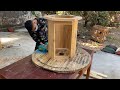 Clever DIY Recycled Furniture Ideas for Outdoor Living // Cool Wooden Cable Reel Recycling Ideas