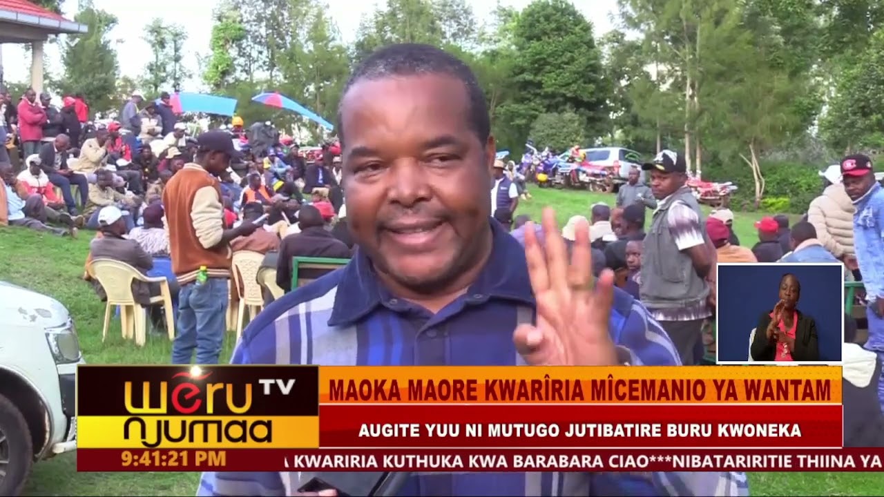 MAOKA MAORE KWARÎRIA MÎCEMANIO YA WANTAM