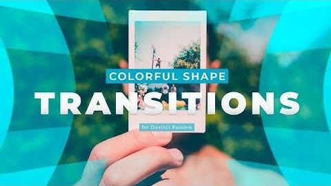 Colorful Shape Transitions DaVinci Resolve Templates