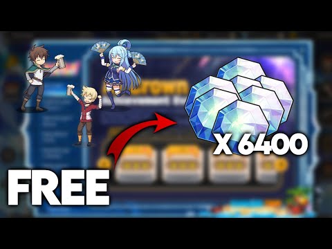 HOW TO GET 6400 QUARTZ FOR FREE!!!!!! KONOSUBA FANTASTIC DAYS