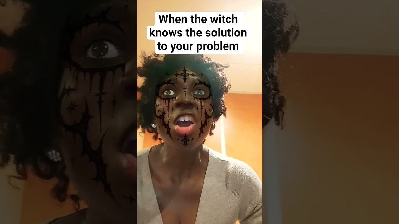 when the witch knows the solution to your problem.. ???? #viral #funny #shortsviral #shorts 