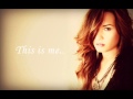 Demi Lovato - This is me (acoustic) lyrics