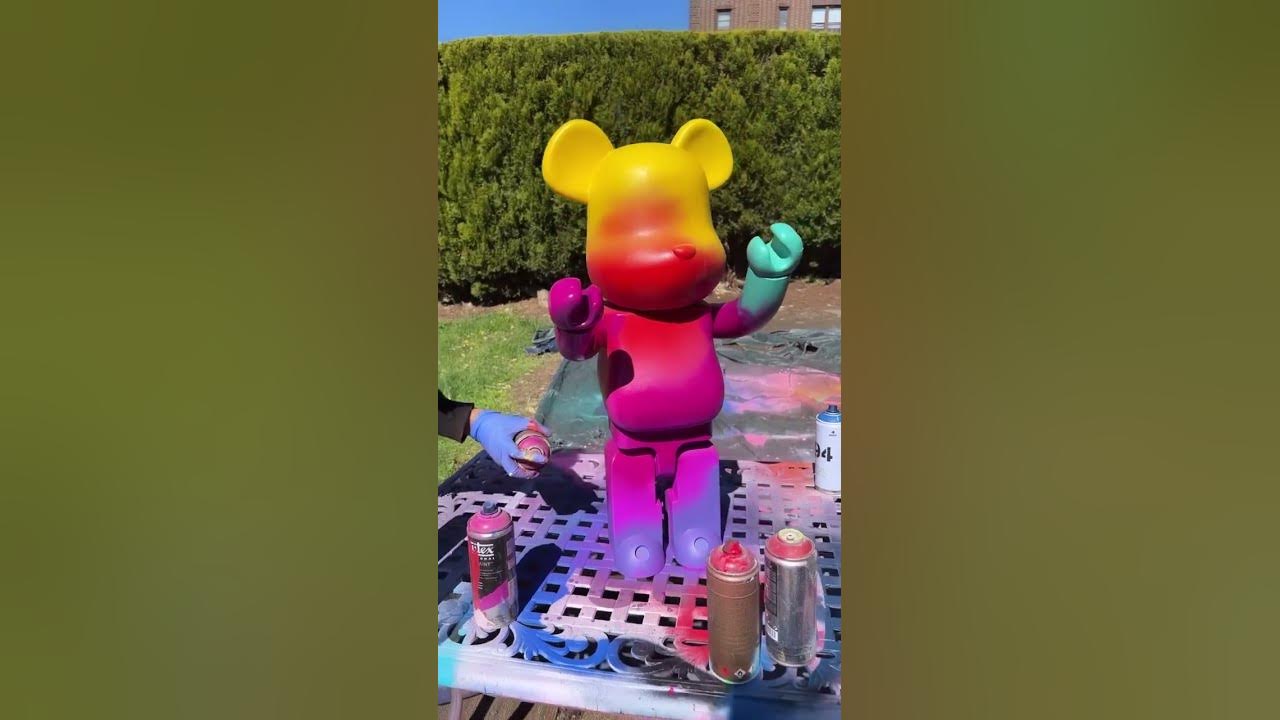 I 3D Printed a Louis Vuitton BearBrick (#shorts #broll) 