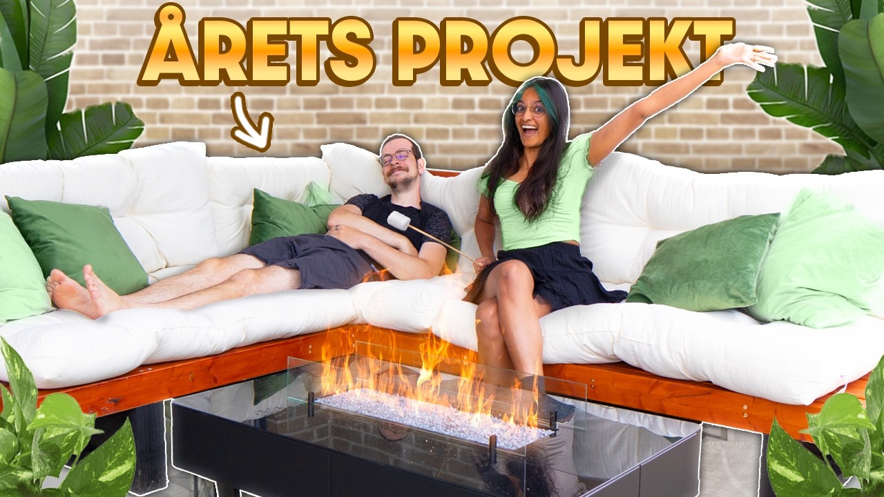 Sådan byggede vi vores HJEMMELAVET HAVESÆT 🏡🌱