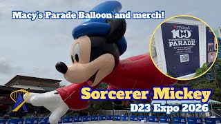 First Look: Sorcerer Mickey Macys Parade Balloon & Exclusive Merch!