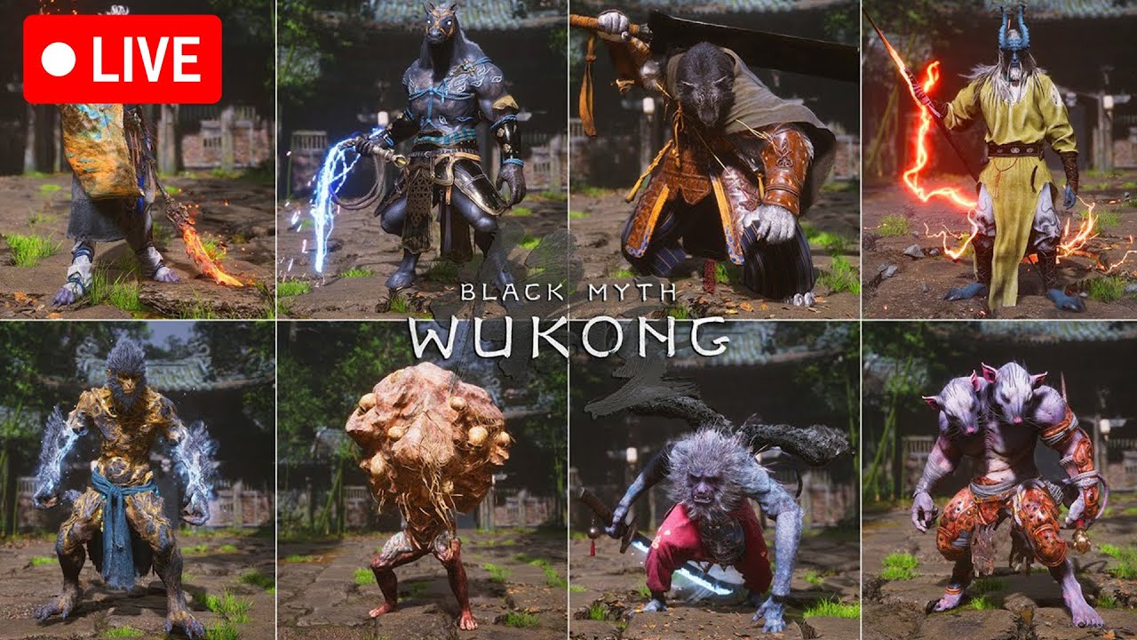 [LIVE] Black Myth Wukong but its Random Transformations Only