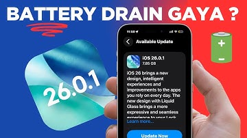 iOS 26.0.1 - All Problems Solved ? Battery, WiFi, Performance FIXED?