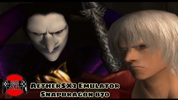 AetherSX2 Emulator, Devil May Cry 3, Poco F3, Snapdragon 870.