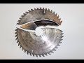 Самодельный НОЖ ИЗ СТАРОГО ДИСКА HOW TO MAKE A STEEL KNIFE FROM AN OLD DISK