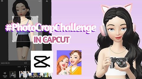How To Do The #PhotoCropChallenge Without Tik Tok | Tutorial |ZEPETO Version | Recreate World