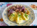 Тушенное мясо!Капуста !Пюре!Субботний день!Готовлю!Пеку!И вам все снимаю!