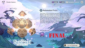 Thunder Sojourn Final: Automaton Front | Genshin Impact