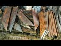 "ASMR Knife Forging Sounds | Fire, Hammer & Grinding While Crafting Cassava Blade by Hand"