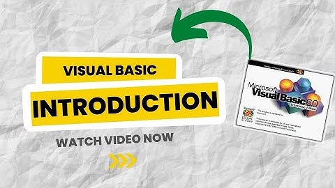 Visual Basic Introduction in urdu and hindi | latest video |BA/Bsc/ADS/BS.IT |VB 6.0 | Knowledge Lab