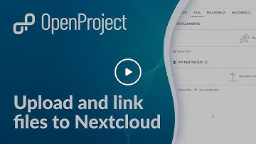 OpenProject Nextcloud files upload
