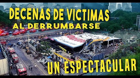 Decenas de Victimas al Derrumbarse un Espectacular