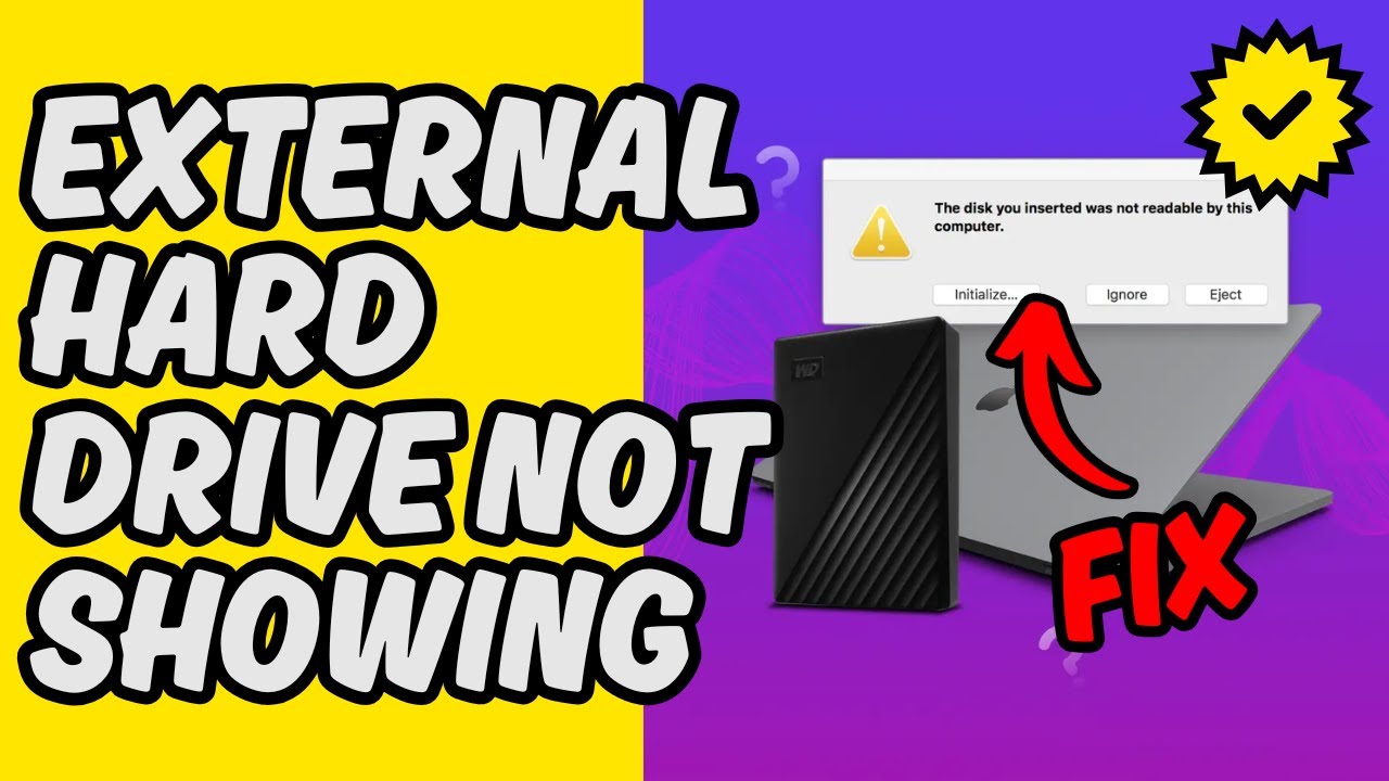 [Easy Guide] Fix External Hard Drive Not Showing on Mac - YouTube