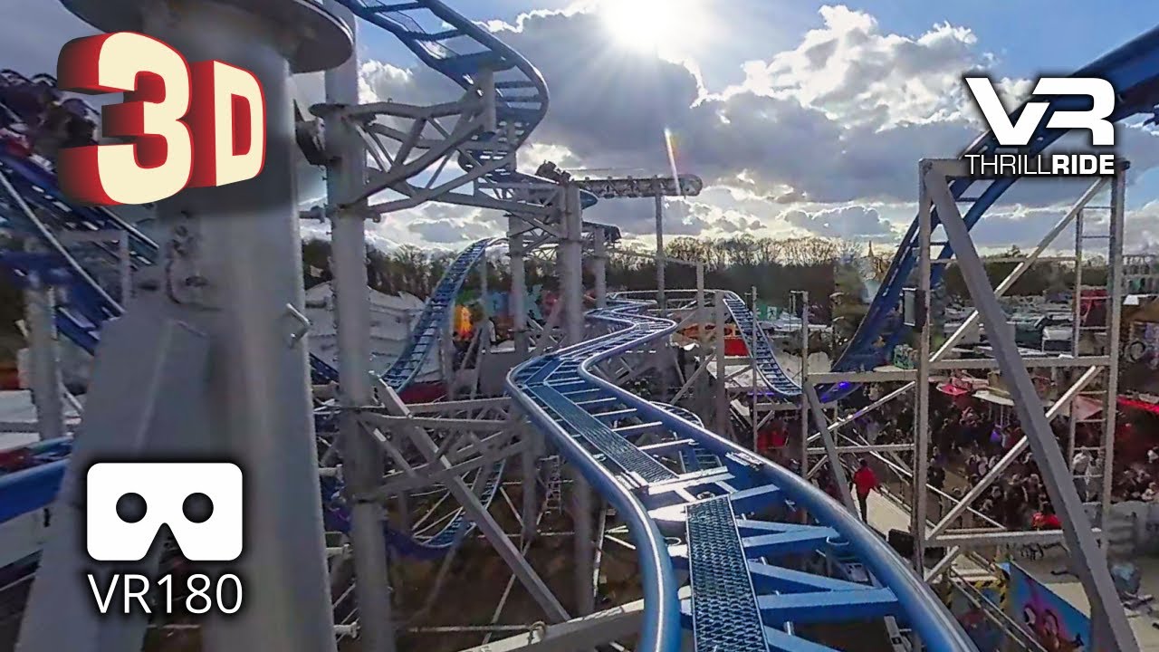 Vr Roller Coaster Ride 3D crazy DRIFTING COASTER Ahrend on-off-ride VR180 3D Virtual Reality ...