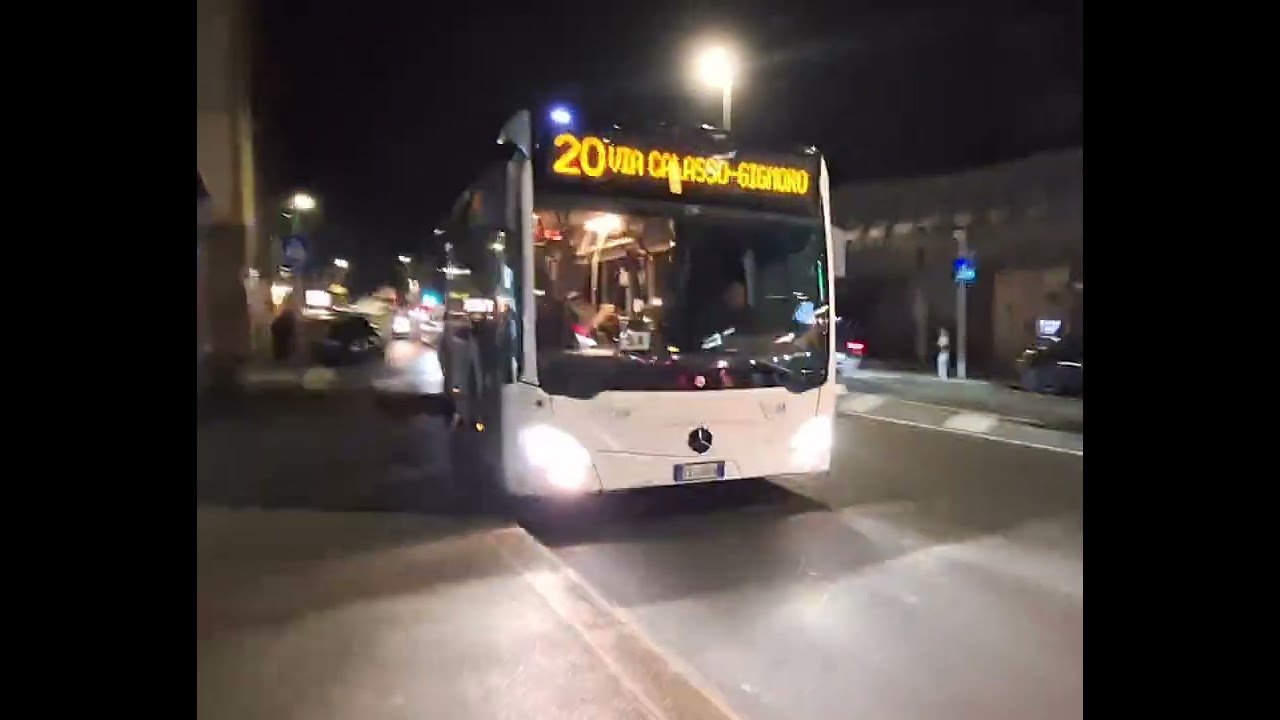 Mercedes citaro c2 white Ruote 20 15306 Autolinee Toscane Florence Italiy video Open Day