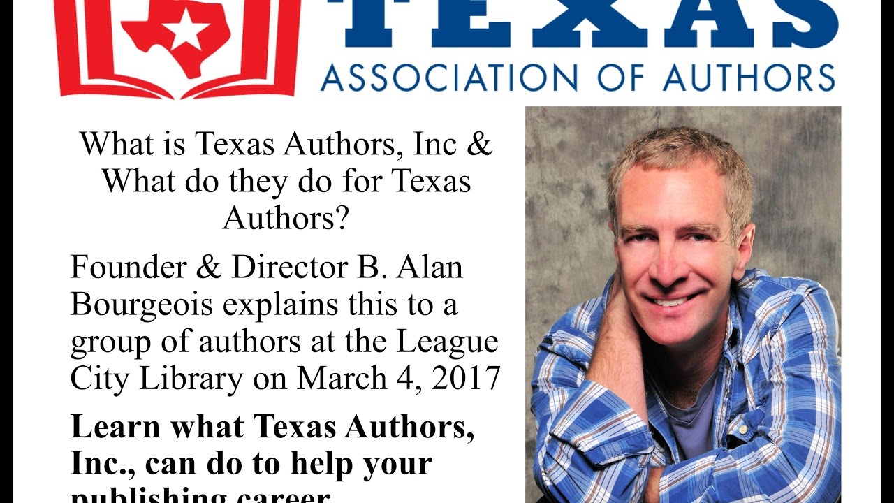 What is Texas Authors, Inc & How it helps Texas Authors? YouTube