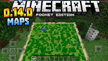 MAPS in MCPE!!! - 0.14.0 Beta Build Gameplay - Minecraft PE (Pocket Edition)