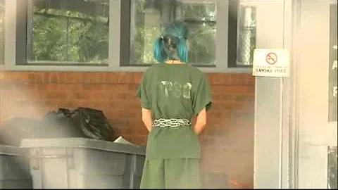 Raw Video: Woman in Lockhart investigation appears...