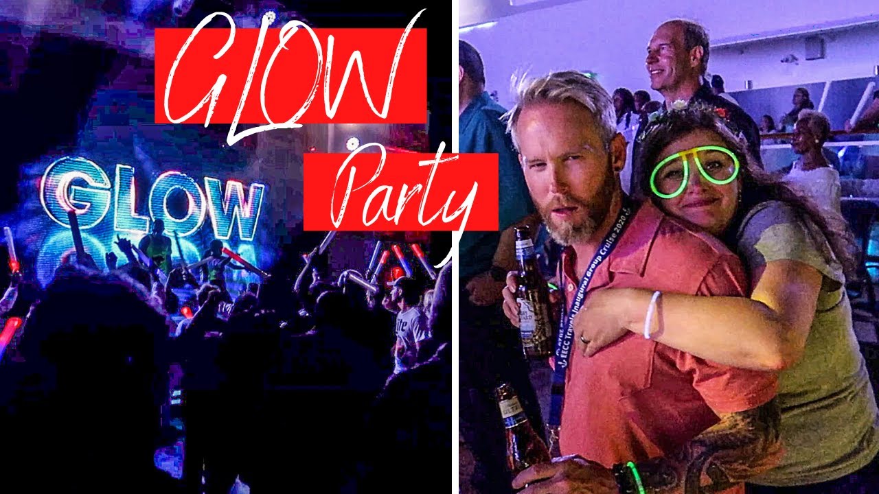 Glow Party on NCL Getaway!  Last night with our OGs - Inaugural Group Cruise January 2020