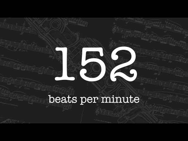 Metronome 152 BPM - YouTube