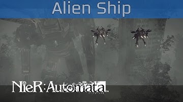 Nier: Automata - Alien Ship Walkthrough [HD 1080P/60FPS]