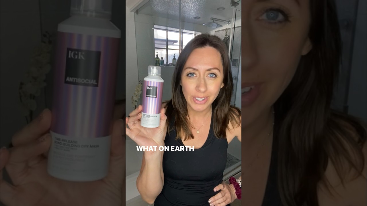 ✨Another Instagram ad got me&hellip;. Does it actually work?! #IGK #antisocial #hair